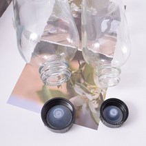 [캔들이케아] 퓨어 원형 디퓨저 용기(스크루 캡 포함) 다용도 유리용기, 250ml 퓨어 투명
