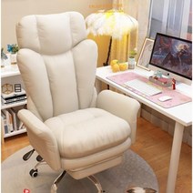 bj 의자 컴퓨터 게임용 푹신한 편안한 촬영용 화이트 방송용 서재, 블랙 - 높이/넓이 확장모델