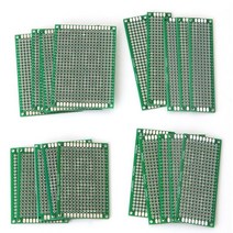(주)승원전자 PCB 만능 양면기판 모음 양면에폭시 아두이노PCB양면기판 회로판 프로토보드, 10X15 PCB 기판
