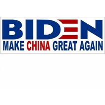 Kramer Joe Biden Make China Great Again 자동차 데칼 비닐 트럭 창문 자동차 범퍼 스티커 노트북 데칼 스티커 오토바이 22cm x 7.6cm