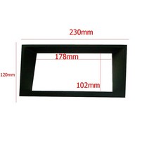 포드 포커스 2 딘 프레임 자동차 라디오 C Max S 퓨전 트랜짓 피에스타 사용 멀티미디어 플레이어 더블 페시아