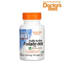 닥터스베스트 활성형 엽산 800mcg 60베지캡슐 4세대활성엽산, 60개, 1개