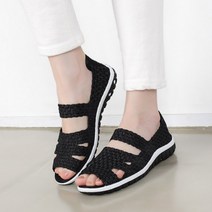 쫀쫀 메쉬 발편한 우븐 운동화 샌들 2cm