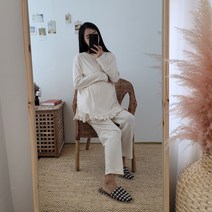 수유티셔츠 수유복세트 산모복 산후조리복 임산부홈웨어