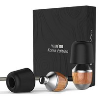 VJJB 원목 하우징 이어폰 K4S, 에보니