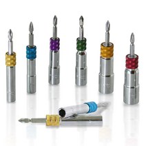 원터치 드라이버 롱비트소켓 전동/임팩/드릴 비트 복스 렌치 복스알 8mm~19mm 6종1세트