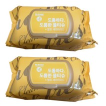노브랜드 도톰한 물티슈 100매 3통 캡형 272g
