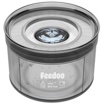 Feedoo 강아지 물 그릇 흘림 방지 3.6L/120온스 엑스트라 라지 반려동물 물