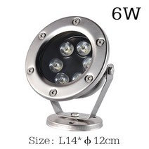 호캉스 풀파티 튜브 해먹 Led 수중 3W 9W 15W 18W 24W 라이트 연못 잠수정 IP68 야간 램프 DC 12V 24V 야외 정원 수영장 파티 풍경, 6W_DC 12V Green, 04 DC 12V Green