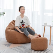 좌식 소파 인형 소파 쇼파 마약빈백 공기 beanbag 튜브 초대형 의자 무인양품 감성, 70x80, D