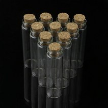 10pcs 미니 유리 위시 병병과 코크 스토퍼 저장 펜던트 20ml