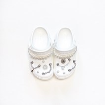 진주체인 파츠 신발 악세사리, F.오펄빅진주양쪽, B.화이트