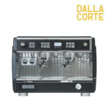 달라코르테 DALLACORTE 에보2 EVO2 2그룹 / 카페창업 업소용 에스프레소 반자동 커피머신 패키지, 블랙(견적 문의: 010-9223-8715)