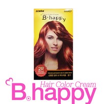 세화 비해피 컬러 크림 21가지 색상선택/염색약, 2R 소프트오렌지, 1개