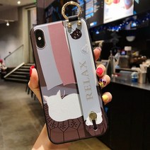 스타일 만화 손목 스트랩 홀더 케이스 삼성 호환 노트 20 울트라 10 라이트 9 S8 S9 S10 S20 FE A51 A71 A31 A41 50 70 21S, [03] 595