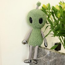 인형 애착 귀여운 토끼 곰돌이 선물 러블리 대형 생일 봉제 성인 캐릭터 침대 바디필로우, 외계인, 68cm