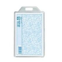 HY 세로형 아이디 ID 카드 케이스 스텝명찰 집게명찰