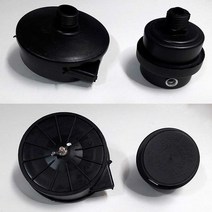 플라스틱 오일리스 콤프레샤 에어필터 콤프 소음기, B형 1/4 소음기