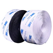 11종 공장직판 쓰리엠 듀얼락벨크로 2.5cm/5cm/11cm 접착/비접착 벨크로테이프 원형접착벨크로 찍찍이 보슬이 까슬이, 일반 비접착벨크로(10cm)x20cm, 암, 화이트