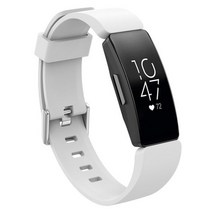 Fitbit Inspire / HR 용 손목 스트랩 시계 밴드 활동 추적기 스마트워치 교체용, White_S Size