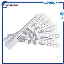 틈새게이지 갭게이지 갭자 측정 광학 버니어 PD 눈금자 동공 거리 측정기 안과 도구 PVC, 한개옵션0