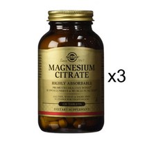 솔가 마그네슘 구연산 120정 3병세트