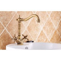 셀프 헤드 꼭지 욕실 세면대 수전 수도 설치 교체 시공 Gappo 수도꼭지 분지 회전 싱크 2 레버 데크 화장실 믹서 물 탭 ZLY-6711F, 고급장교_WF-6711F