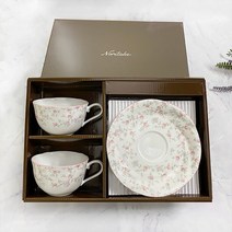 바보사랑 노리다케 큐티로즈 220ml 커피잔 2인조 선물세트.코코비아, 상세설명 참조
