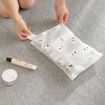 반투명 방수 지퍼백 여행용 소품파우치 5종