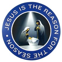 Jesus is The Reason for The Season Nativity 크리스마스 자동차 자석