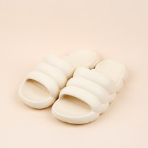 포그망 마카롱 거실 실내화 EVA 발편한 슬리퍼, 아이보리(250-265mm) - 마카롱거실화, 1개