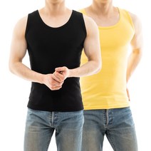 제이오 남자 슬림핏 무지 기본 나시 티셔츠