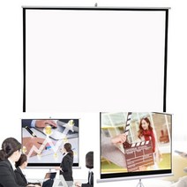 100형 스탠드 빔 프로젝터 스크린(4:3비율) 빔프로젝트스크린 빔프로젝터스크린설치 야외스크린