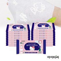 헬로키티 비데물티슈 휴대형(10매)X20팩, 10매, 20개