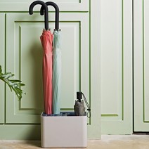 마이룸 우산꽂이 거치대 정리 단 장우산 사무실 카페 음식점 홀더 받침대 빌딩 오피스 회사 대량 빗물털이, 쿨그레이/그레이, 쿨그레이-그레이