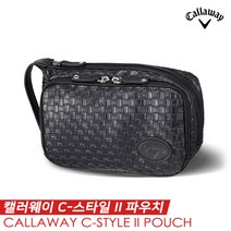 캘러웨이골프 캘러웨이코리아 캘러웨이 C-스타일 II(C-STYLE II) 파우치 블랙 남녀공용