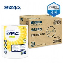 크리넥스 점보롤 2겹 화장지 휴지 200m 3롤 4팩, 1, 본상품선택
