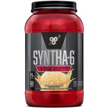 BSN SYNTHA-6 변성 분말 가수 분해된 유청이가 늘어난 흐린 미셀라 카세인 우유 저지 분리 저설탕 24g 전압 배기 외부쉐이크 28회 연장, [02] 48인분(1팩), [03] 쿠키와 크림