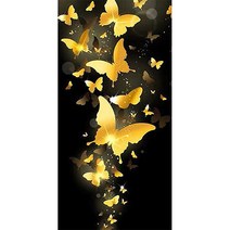황금 나비 5D샤이닝 보석십자수 30x60, 없음