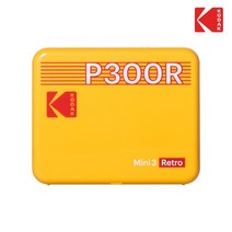코닥 미니 3 레트로 휴대용 포토프린터, yellow