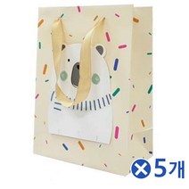 곰돌이 캐릭터 쇼핑백-중x5개 선물용쇼핑백 선물가방 선물가방 선물용품 선물쇼핑백 기성쇼핑백 선물포장 귀여운쇼핑백 포장봉투 시장바구니 쇼핑봉지 튼튼한쇼핑백