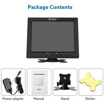 휴대용모니터 포터블모니터 Eyoyo-새로운 8 인치 HDMI 모니터 1024x768 디스플레이 휴대용 HD 컬러 LCD 화, EM08B_AU 플러그
