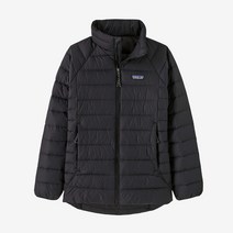 파타고니아키즈 드롭 테일 다운 슬림핏 블랙 600필 패딩 아우터 K Drop-Tail Down Sweater