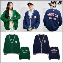 MLB 오버핏 바시티 가디건 (3AKCV0131-2종)