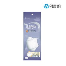 유한킴벌리 크리넥스 에어마스크 KF80 대형사이즈, 화이트, 25장