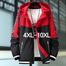 쥬엔리치 남자 빅사이즈 캐주얼 후드 점퍼 바람막이 남성 자켓 잠바 봄 가을 등산 오버핏 4XL-10XL