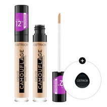 핑거 퍼프 캐트리스 리퀴드 캐머플라지 하이 커버리지 컨실러, 3. 020 라이트 베이지