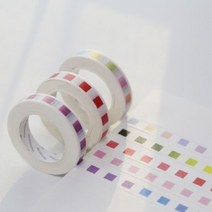 체크리스트 모모마테 디자인 마스킹 테이프 데코, 쿠팡 파스텔