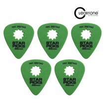 위inyim_피크 StarPick 0.88mm Green 세트 (5개) 악기소품 어쿠스틱기타 연주용 악기용 통기타 연습 기타용♥inyim, ♥inyouinme