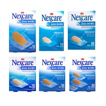 3M숨쉬는방수밴드넥스케어 일반혼합 밴드반창고, 투명 혼합형 30매